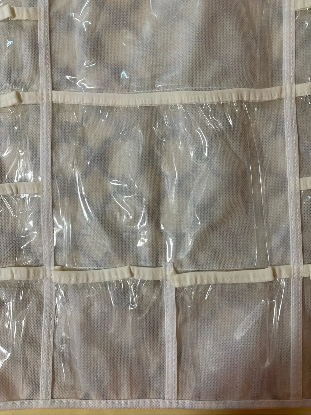 Joy Mangano Huggable Hangers 30 Pocket Hanging Closet & Travel Organizer B&W
